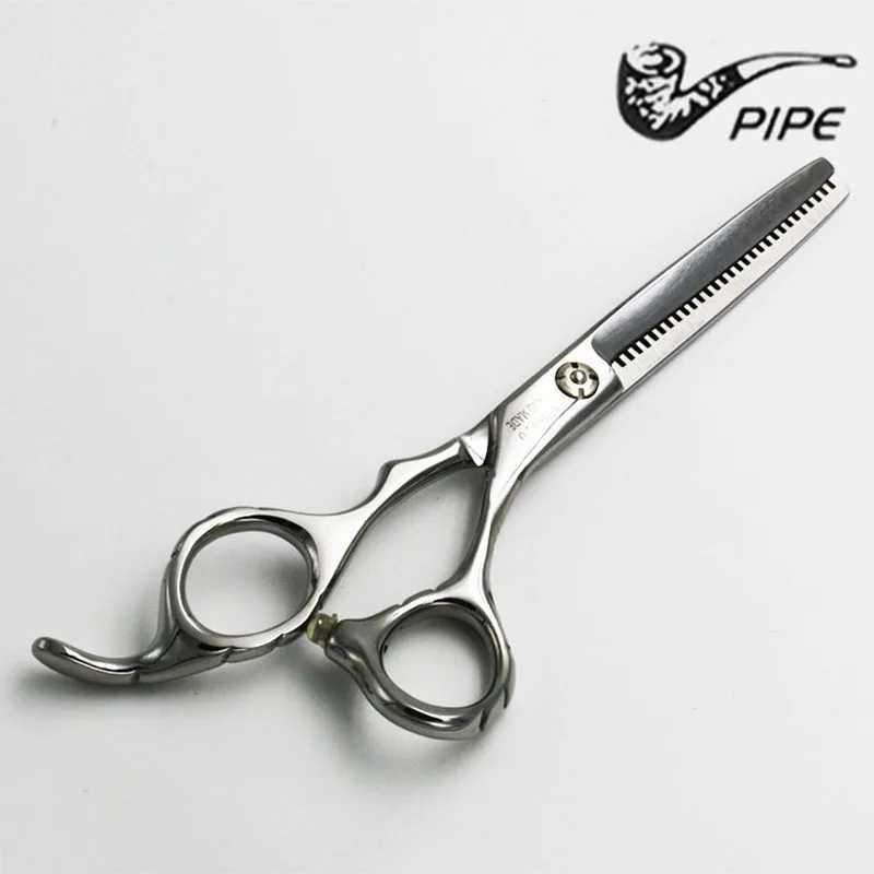 New Arrival 6-inch pipe professional stainless steel hair salon hair clipper+thin hair clipper conventional blade styling tool Z241213