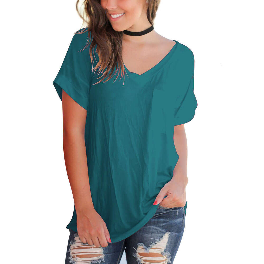 Designer Tshirt Women Best Saller Short-sleeved Summer Casual Slim Streetwear Quick Drying Chiffon Slim-fit Round Neck Womens T Shirt Clothes Solid Tu