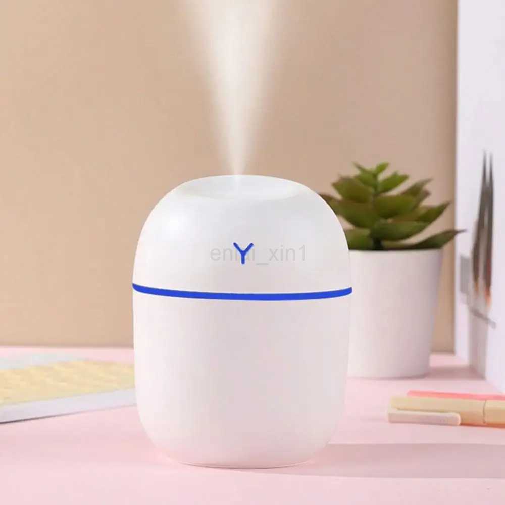 Portable 220ML Air Humidifier Essential Oil Diffuser Humidificador for Home Car Office with LED Night Lamp Freshner Y240806