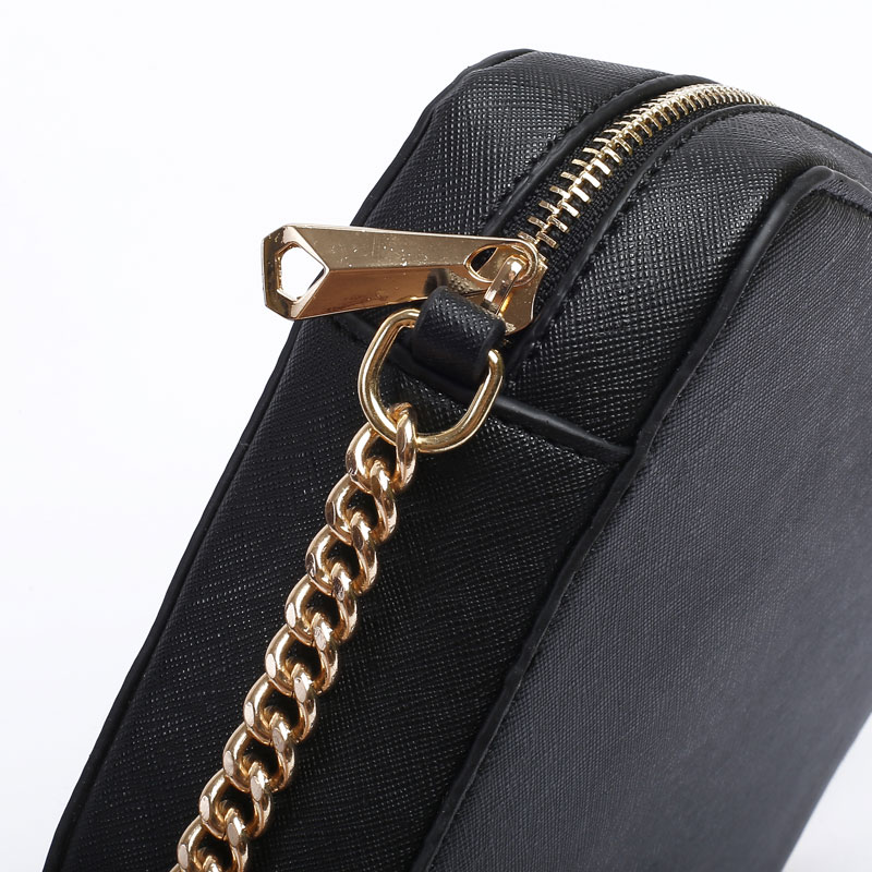Fashion New Style Small Square Bag Cross Pattern PU Leather Women's One Shoulder Crossbody Bag Chain Women's Bag