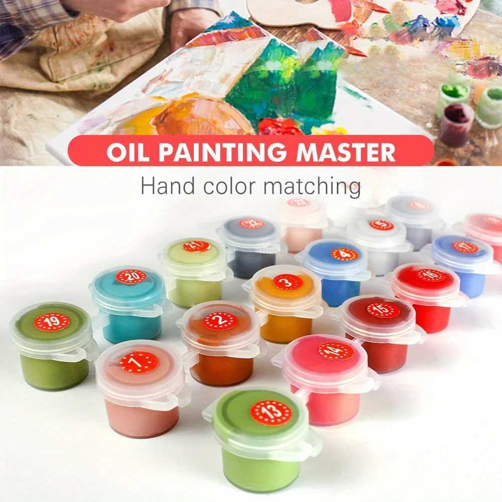 Huacan Coloring By Numbers Flower DIY Hobby Painting By Numbers Poppy Acrylic Paint On Canvas Moon Handmade GiftXJ240803