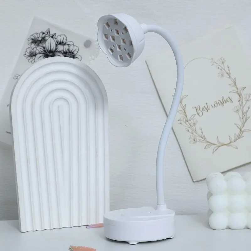 LED Nail Light Lamp Nail Dryer Portable 12W Rechargeable Induction Gel Light Foldable USB For Polish Drying Manicure ToolsCL2400806