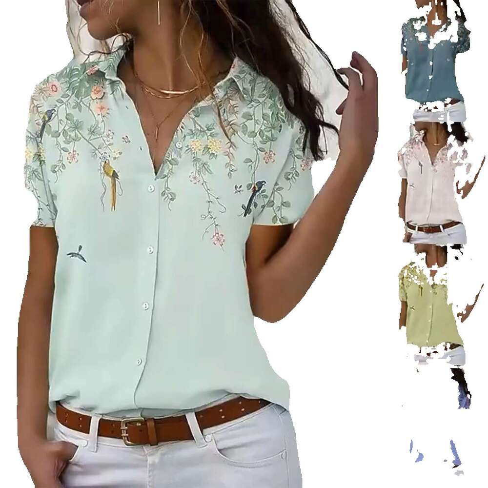 High Street Half Sleeve Retro Summer Printing Short Sleeve Slim Crop Top Casual Bottoming Sleeveless Skinny Base Man Woman Tees Tops Graphic T Shirts