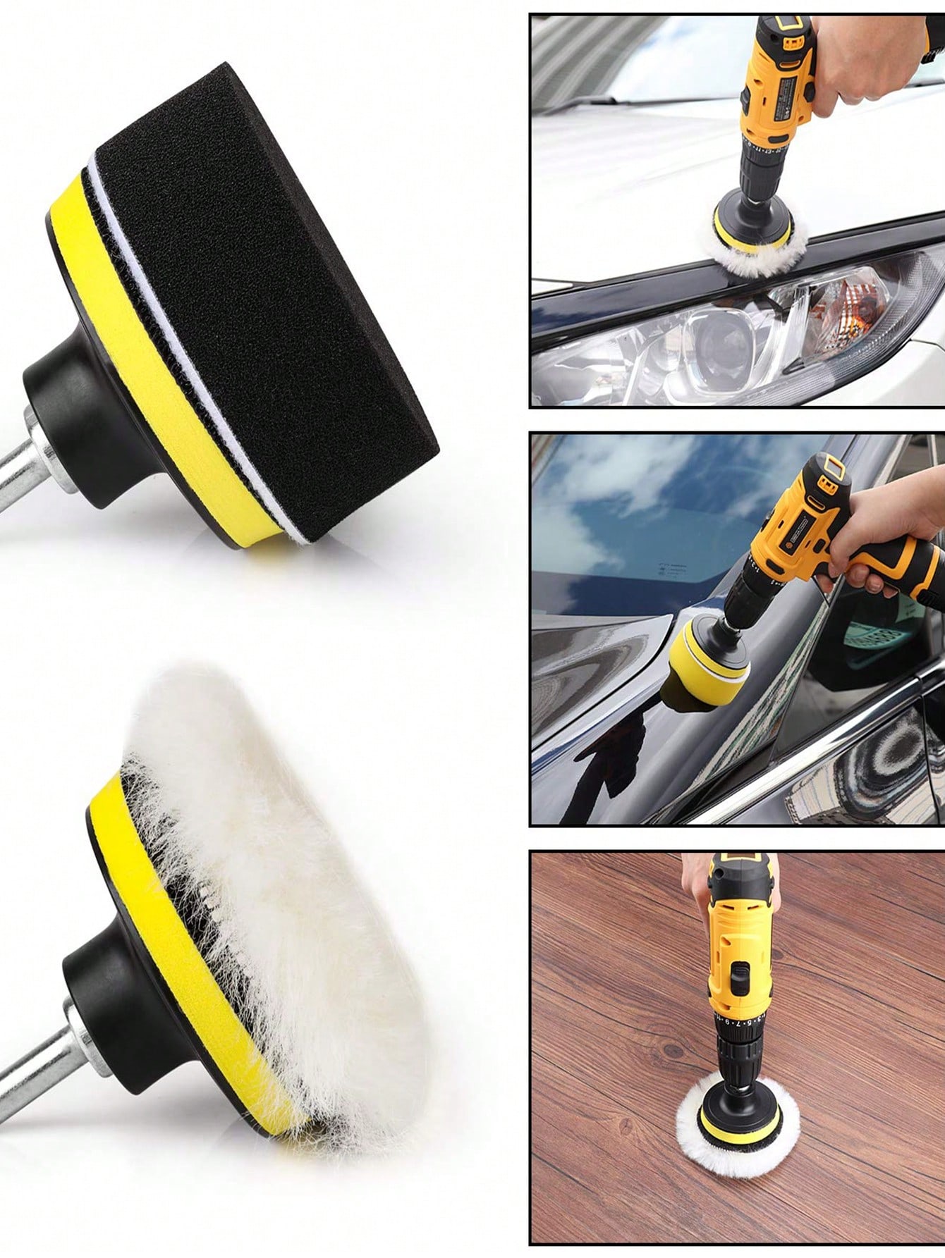 3-inch 22-piece polishing sponge dish waxing dish