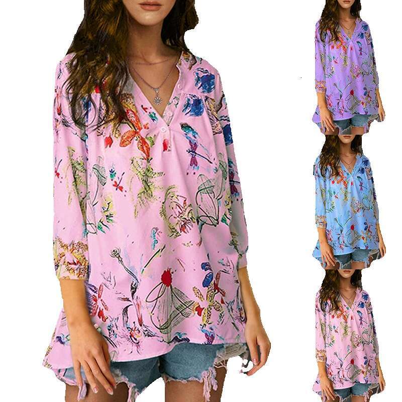 Designer T Shirt New Merchandise Summer Retro Summer Printing Short Sleeve Casual Slim Streetwear Bottoming Round Neck Lace Street Activity Crop Tops2