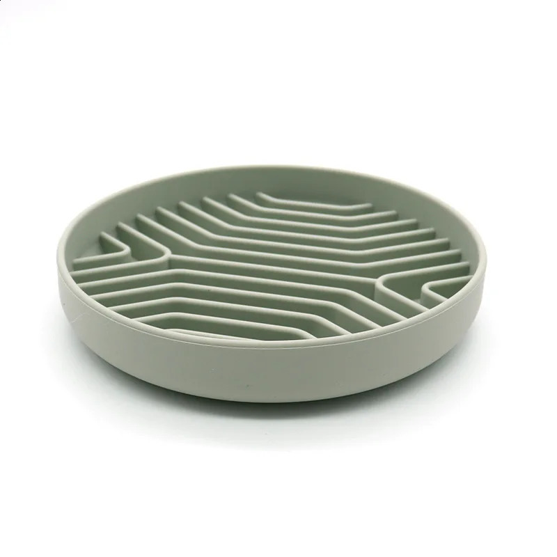 Pet Feeding Cat Dogs Food Bowls Utensils Silicone Suction Cup Licking Pad Anti-choking Slow Eating Basin Dog Lick Mat 240802 26W0330