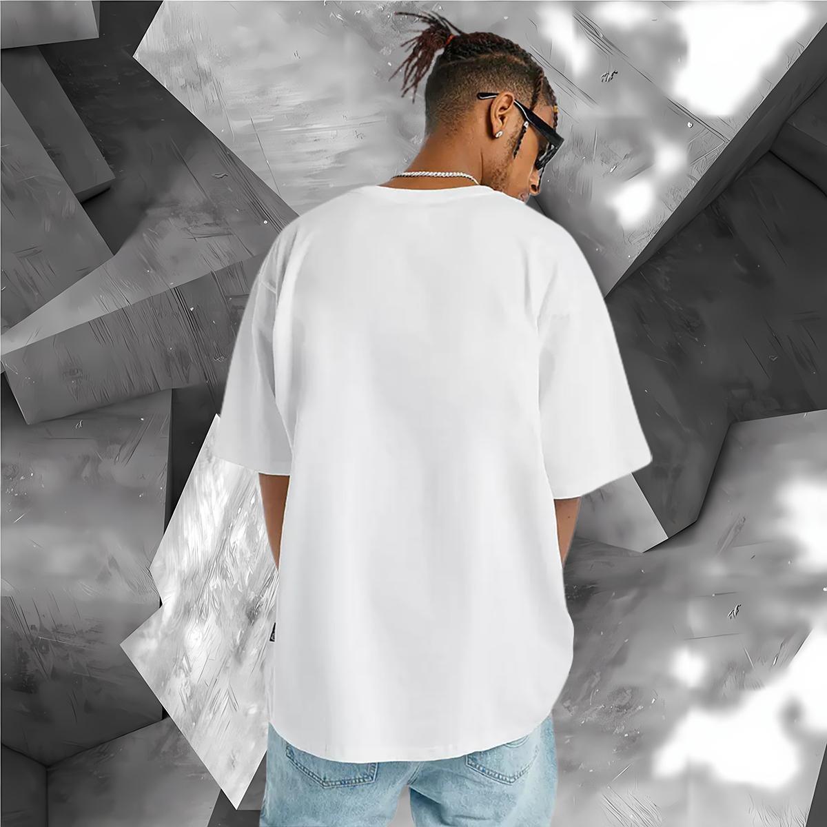 Popular T Shirts Men wolf Breathable Short Sleeve Daily Wear Custom Big Size 230g Pure Cotton Couples T Shirts Fashion Tshirts