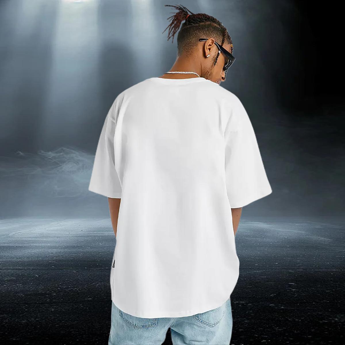 Casual New Man T Shirts 100% Cotton 230g jellyfish Hip Hop Tops O Neck Short Sleeves Loose Fit Tshirt for Man Woman Customized