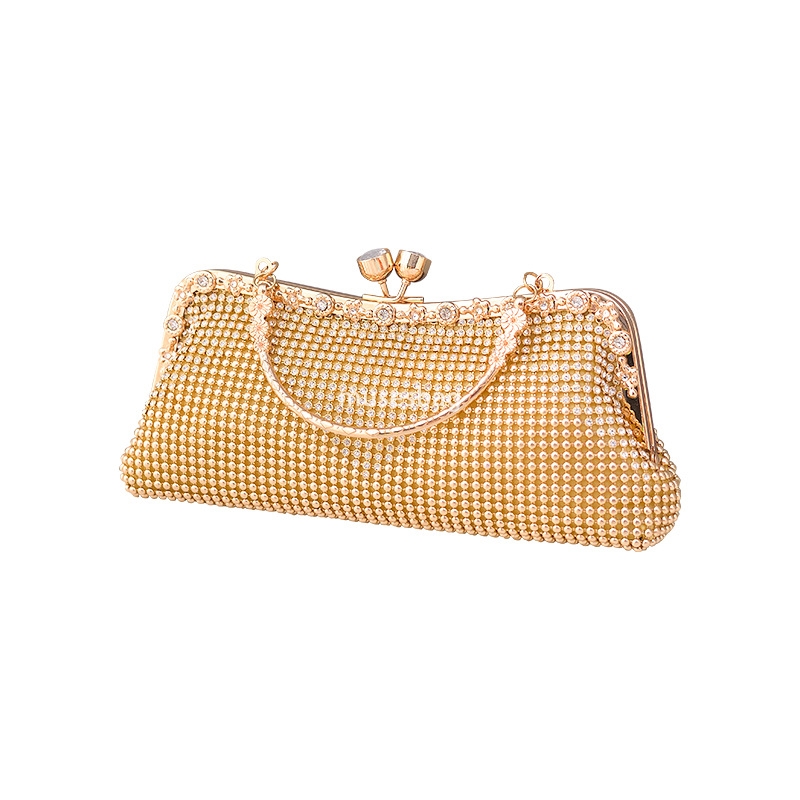 Cross border diamond dinner bag socialite's handbag European and American fashion diagonal cross bag new versatile evening dress dress bag women&