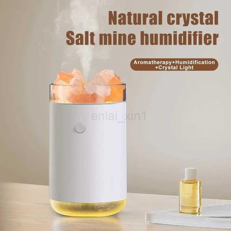 Colorful Aroma Diffuser Humidifier Aromatherapy Diffuser 7 Colors Light Salt Lamp Ultrasonic Cool Mist Humidifier Auto Shut Y240806
