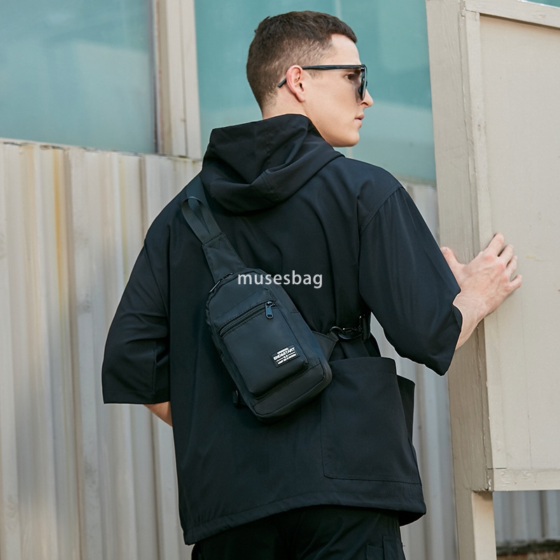Crossbody bag men's trendy casual chest bag new shoulder bag small bag Japanese backpack summer fashion men's bag women