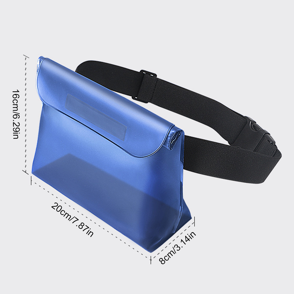 PVC Crossbody Bag Large Capacity Outdoor Shoulder Bag Fashionable Tote Bag Waterproof for Vacation Must-Haves Fanny Pack Bag