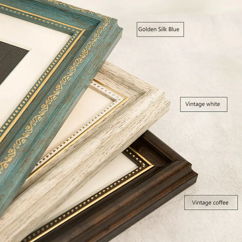 American Retro Resin Po Picture Frame Set Home Decoration 240802 H260306