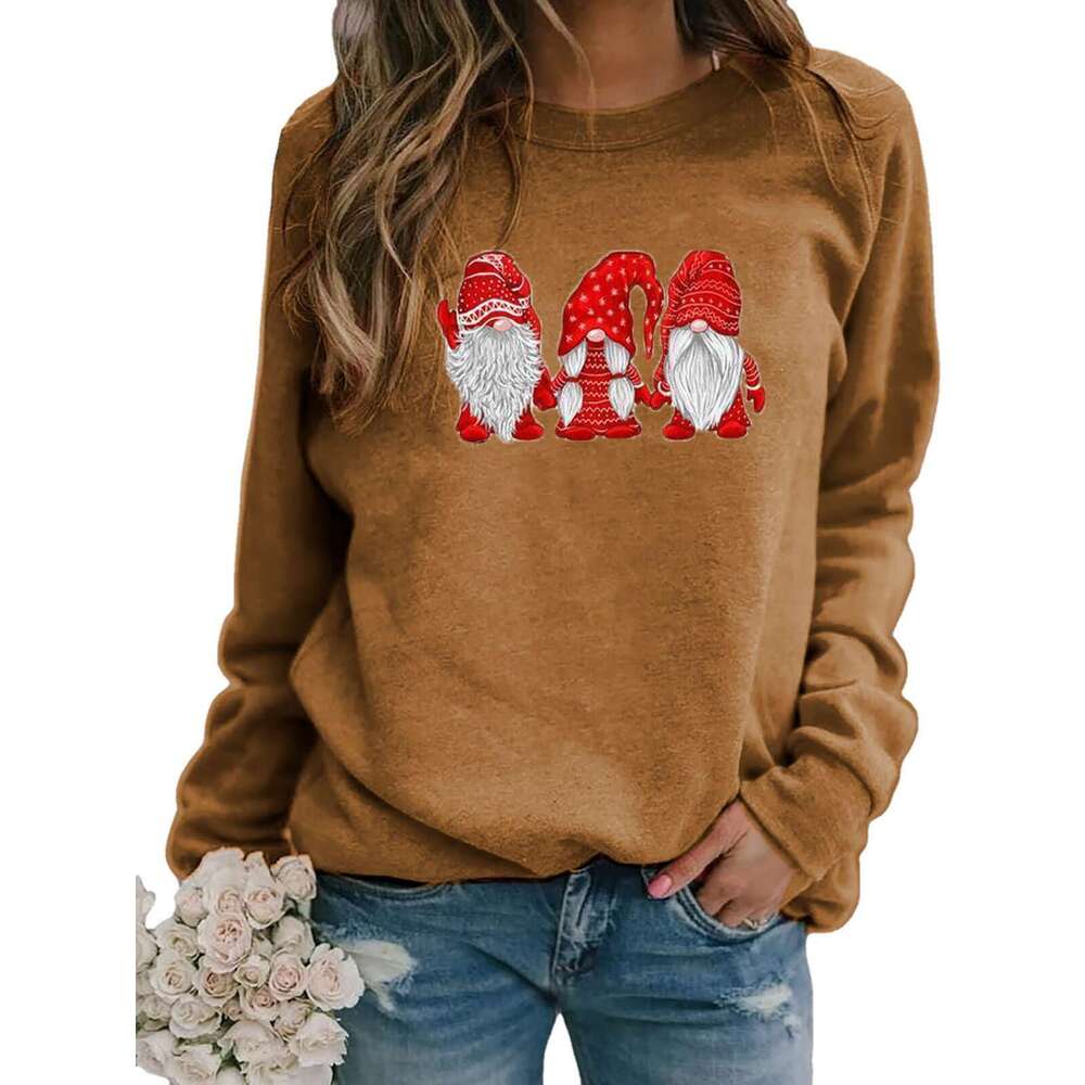Shirts Women T Shirts Best Saller New Merchandise Retro Spring Harajuku Print Vintage Pure Cotton Couples Round Neck Solid Turtleneck Street Activity 