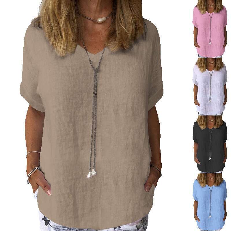 Best Saller Summer Spring Female Summer Printing Short Sleeve Slim Crop Top Casual Turtleneck Long-sleeved Couples Backless Stretch Casual Undershirt