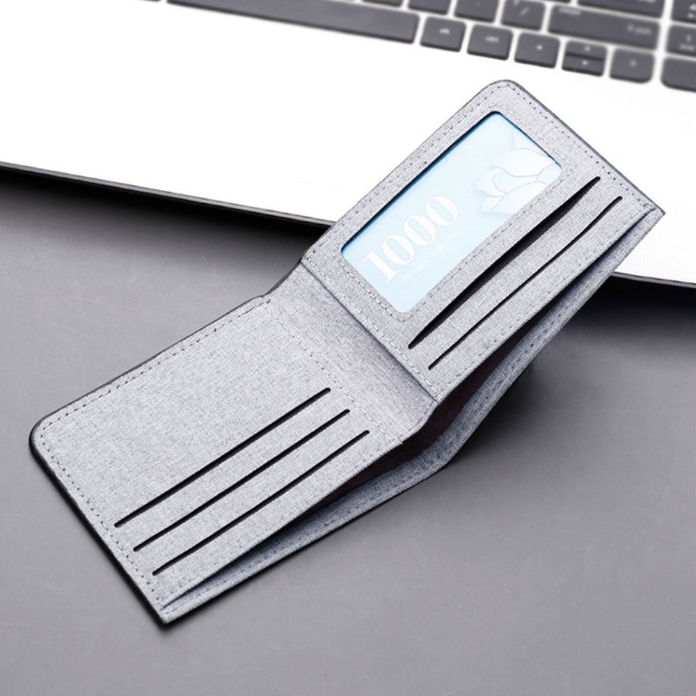 Male Foldable Credit Card Holder Short Purse Money Bag Wallet Coin Purse