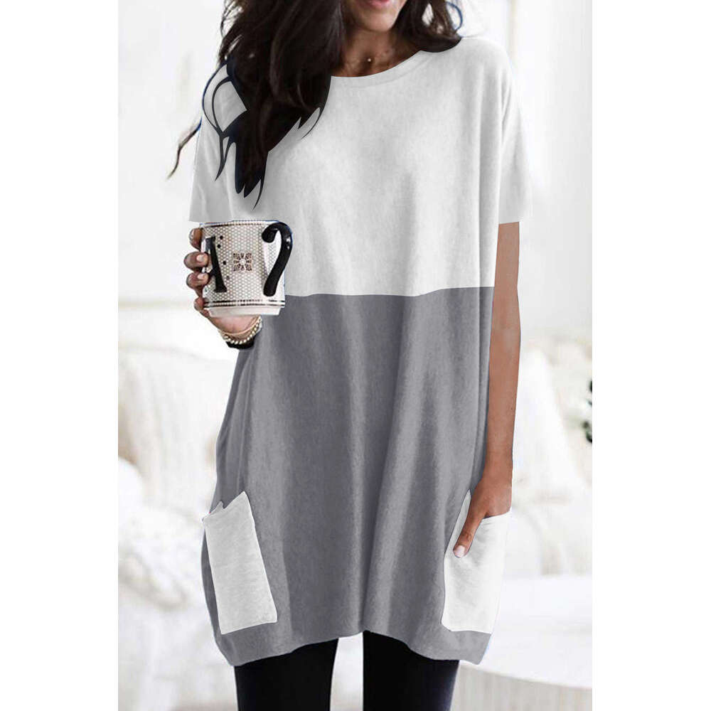 Loose Versatile Summer Printing Short Sleeve Harajuku Print Vintage Autumn Long-sleeved Lace Couples Round Neck Solid Turtleneck Stretch Casual Unders