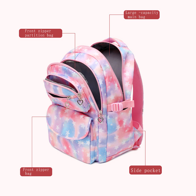 High Quality Schoolbag Cute Lunch Bag For Girls&Boys Multi-function Backpack Primary Schoolbag Printed Waterproof Backpack