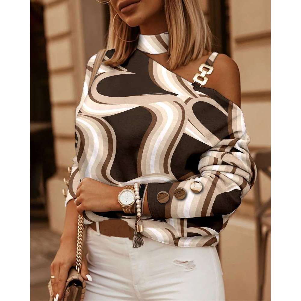 New Merchandise Retro Short-sleeved Harajuku Print Vintage Slim Crop Top Casual Streetwear Clothes Autumn Backless Couples Slim-fit Street Activity Cr