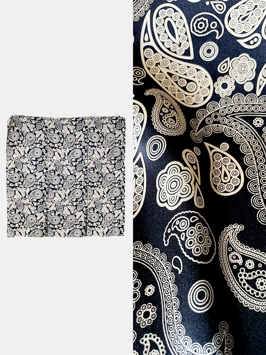 Paisley Satin Silk Head Scarf for Bag Women Neck Hair Belt Bandana Handrolled Edges Bandanas Oversized Hems Rolled Shawls Scarves Valentine's Day