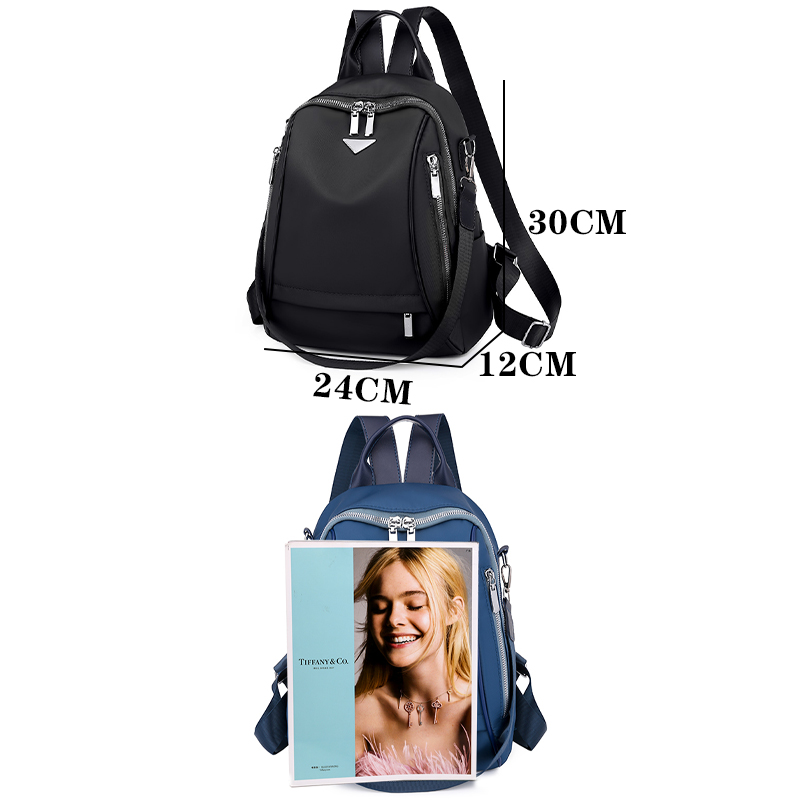 Luxury Designer Fashion School Backpacks High Quality Canvas Female Backpack for Girls Casual School Bags Simple Travel Bagpack