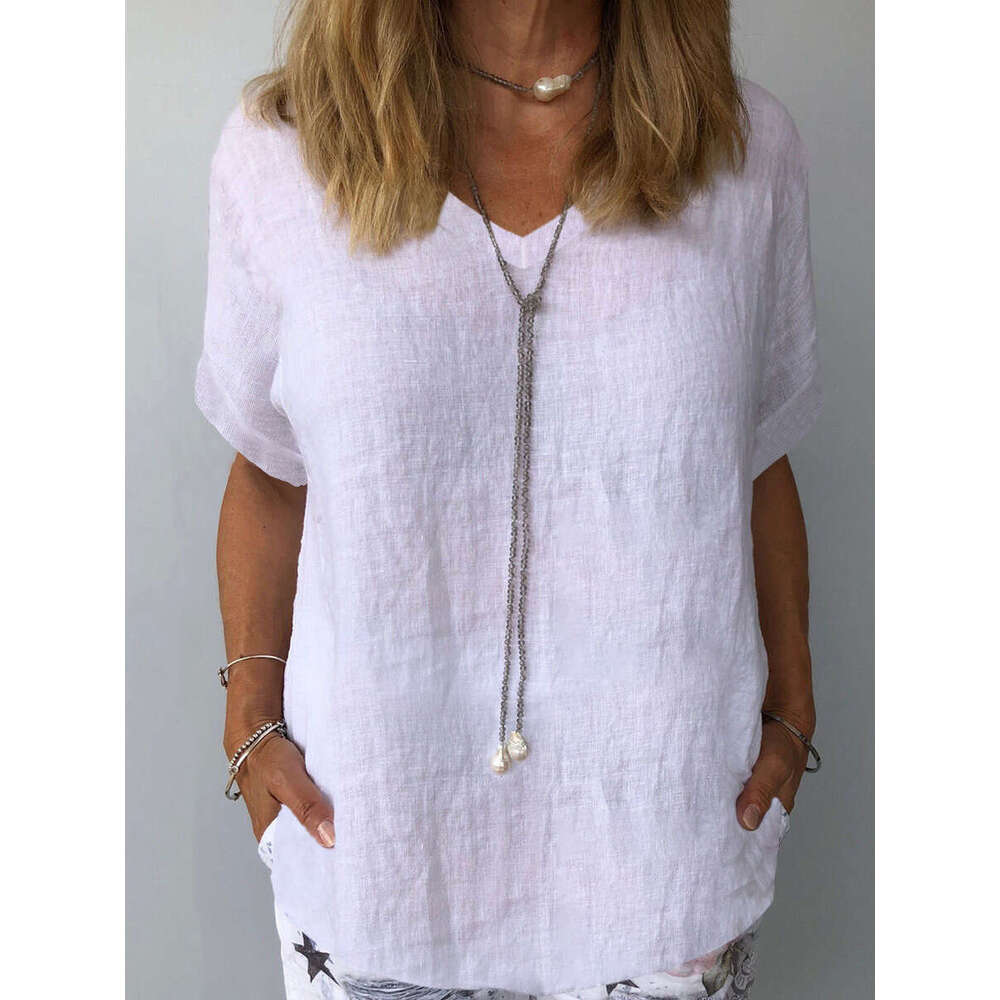 Best Saller Summer Spring Female Summer Printing Short Sleeve Slim Crop Top Casual Turtleneck Long-sleeved Couples Backless Stretch Casual Undershirt