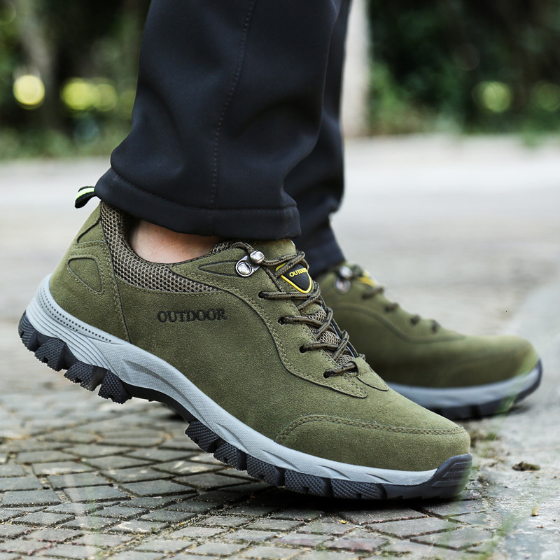 Ddmysports Autumn Winter Mountaineering Anti Slip Thick Sole Tourism Sports And Leisure Outdoor Men S Shoes Large Size