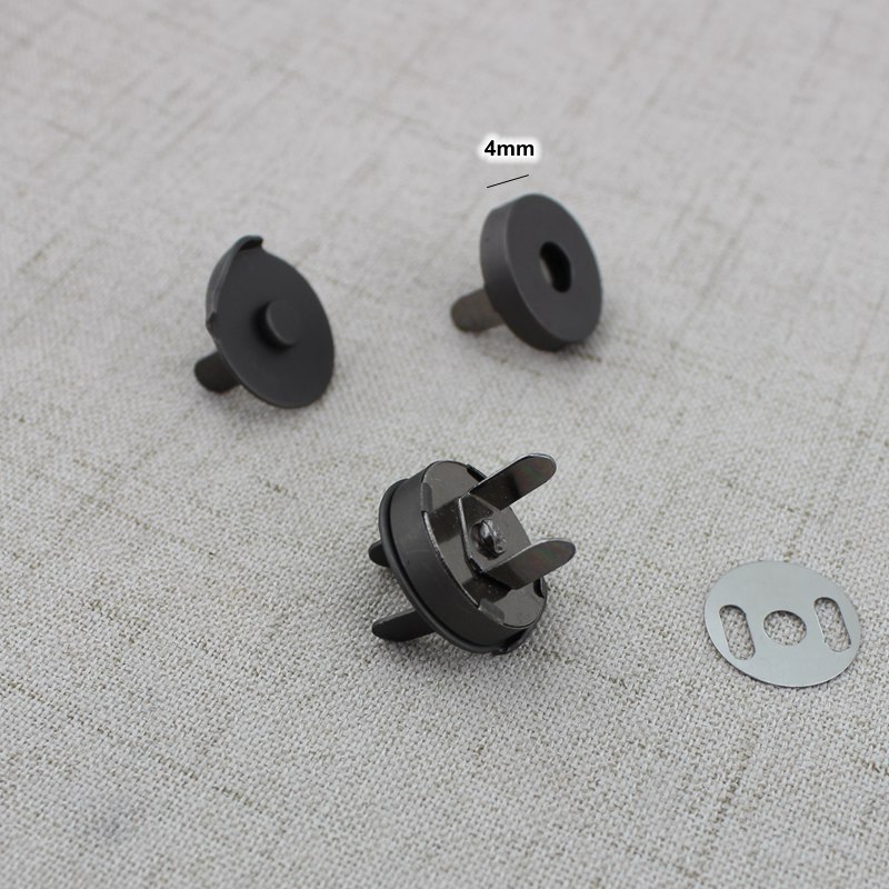 Rviet Di Gun Metallici Opachi, Bottoni Per Borse In Pelle Sacchetti Spalla Per Portata A Portata Di Fissaggio A Portata-image