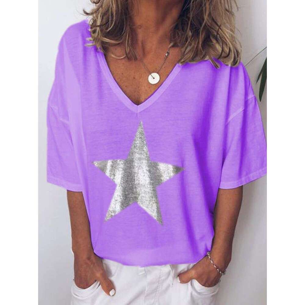 New Merchandise Best Saller High Street Short-sleeved Casual Slim Streetwear O-neck Crop Tops Sports Fitness Chiffon Collar Blouse Graphic T Shirts