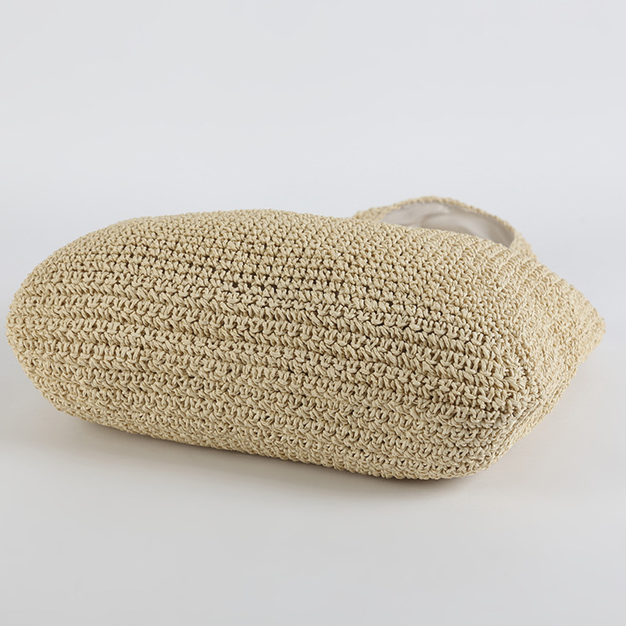 Fashion Straw Women Shoulder Bags Paper Woven Female Handbags Large Capacity Summer Beach Straw Bags Casual Tote Purses 2022