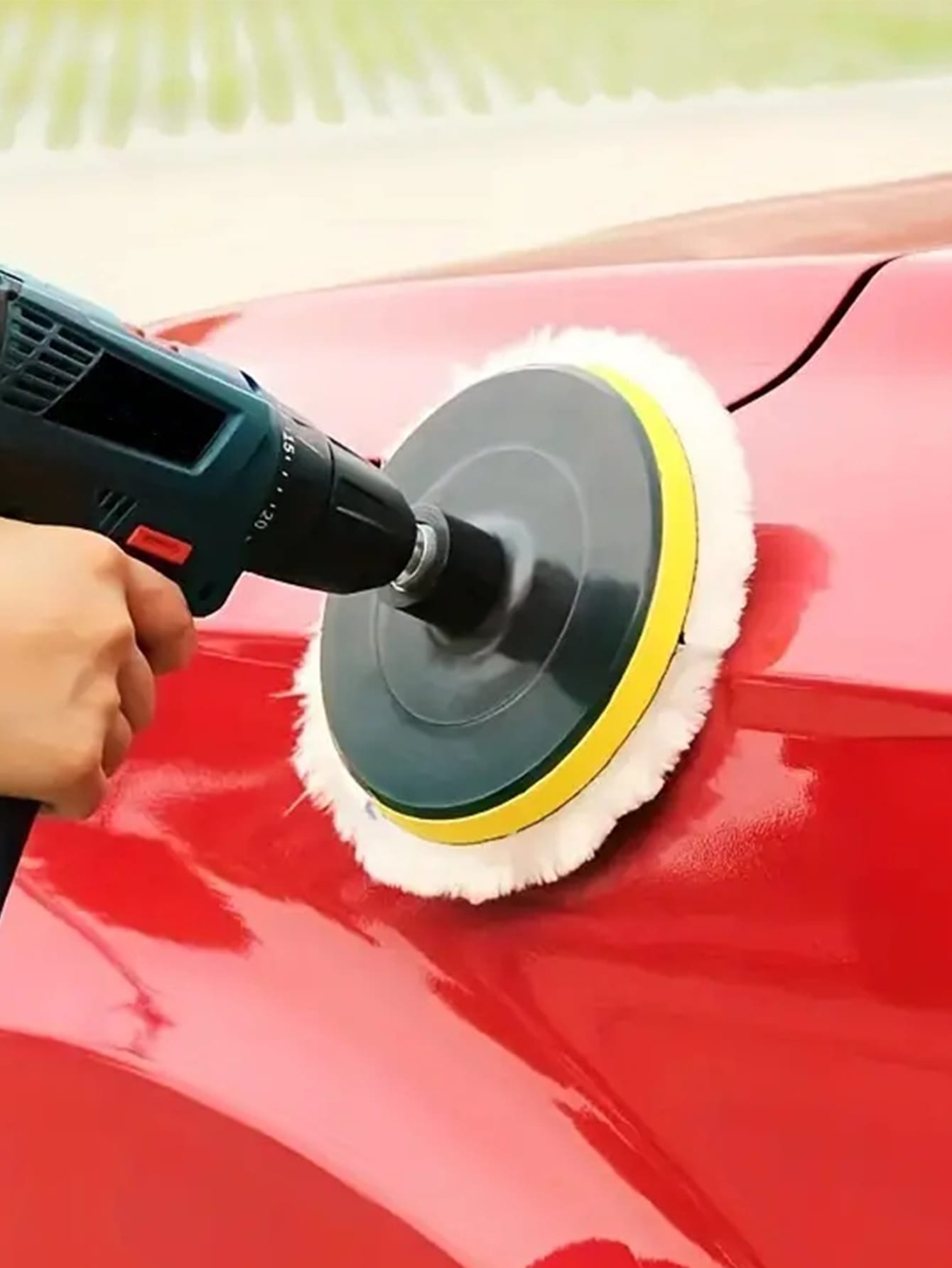 3 inch 22-piece polishing sponge plate waxing plate polishing pad Sponge polishing tape connecting rod