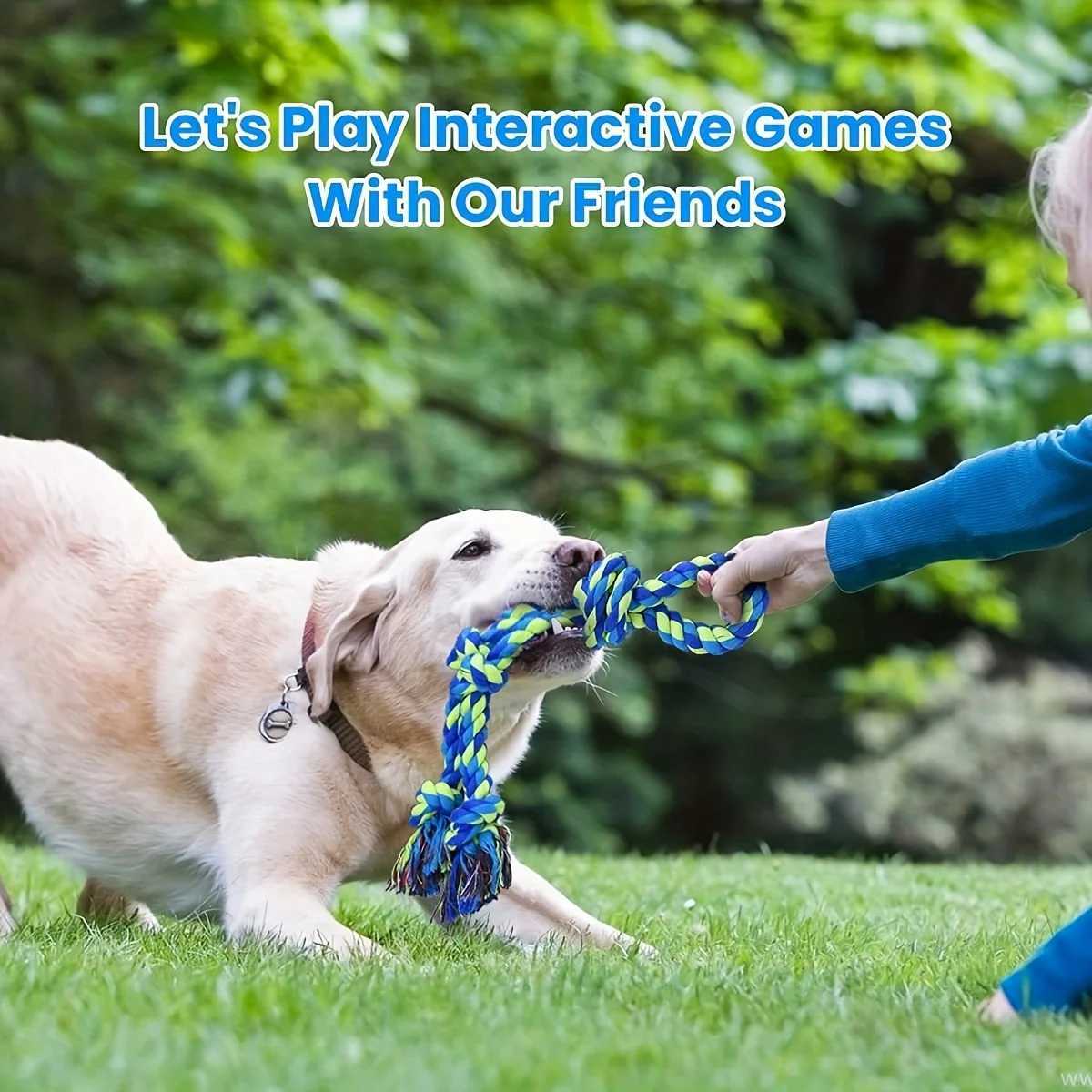 High Quality Jiegou Toy Durable Dog Chewing Toy Tug of War Interactive Toy Suitable for Medium and Large sized Dog Pet Supplies T2504012