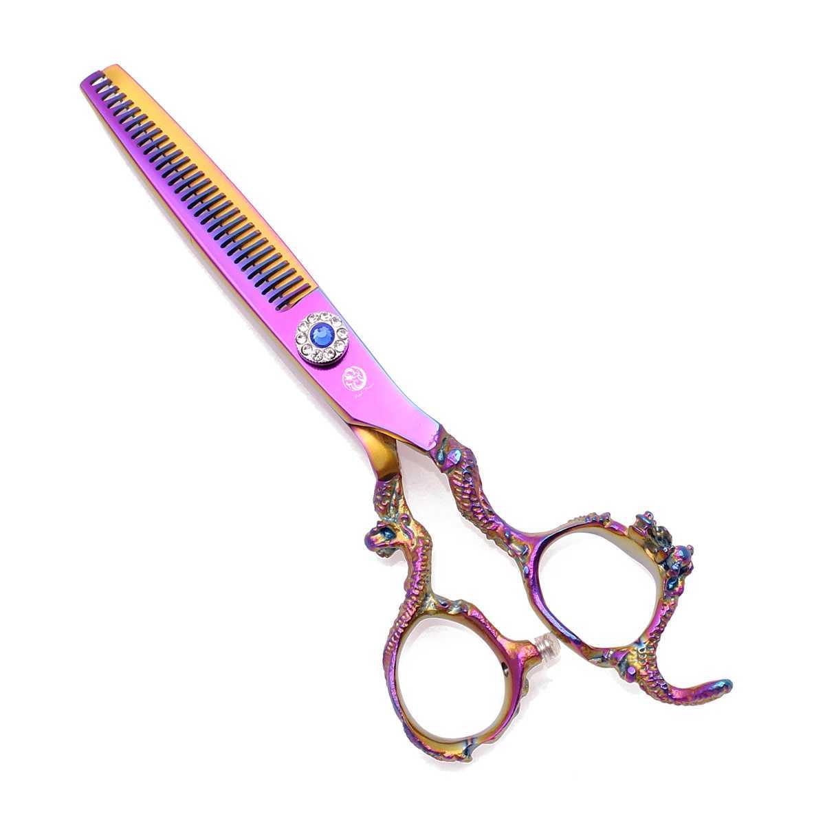 New Arrival Purple Dragon 5.5 Japan 440C Hair Clipper Professional Hair Clipper Rainbow Hair Clipper 9003# Hair Salon Z241213