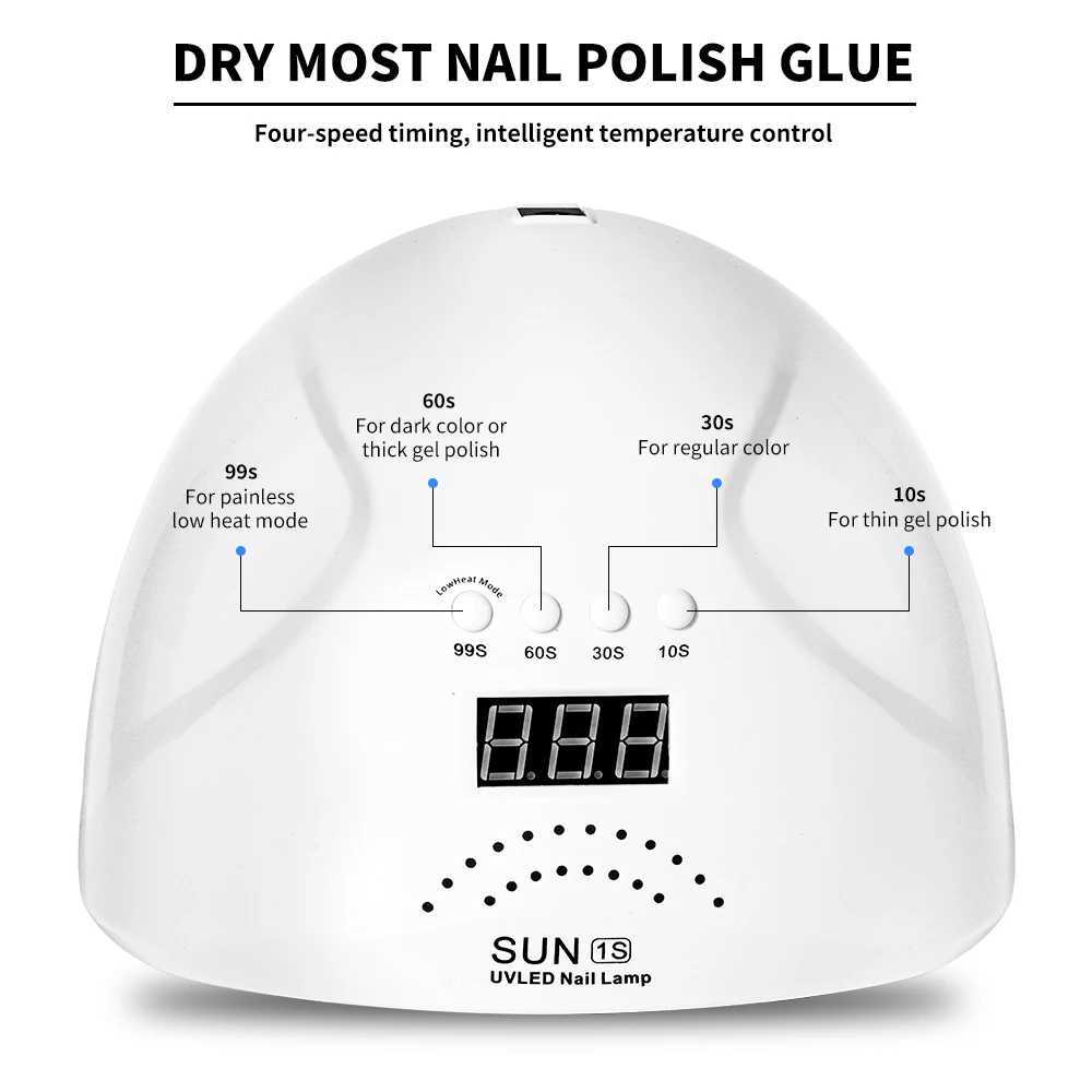 30 LEDs UV LED Nail Lamp for Acrylic Nail Gel Drying With Powerful Professional Nail Art Salon Lamp Manicure MachineCL240731