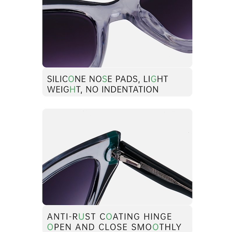 Cat Eye Sunglasses Women Butterfly Steampunk Oversized Cyberpunk Futuristic Brand Designer Sun Glasses Men Lady Fashion Cool Personalized S116 IVISTA
