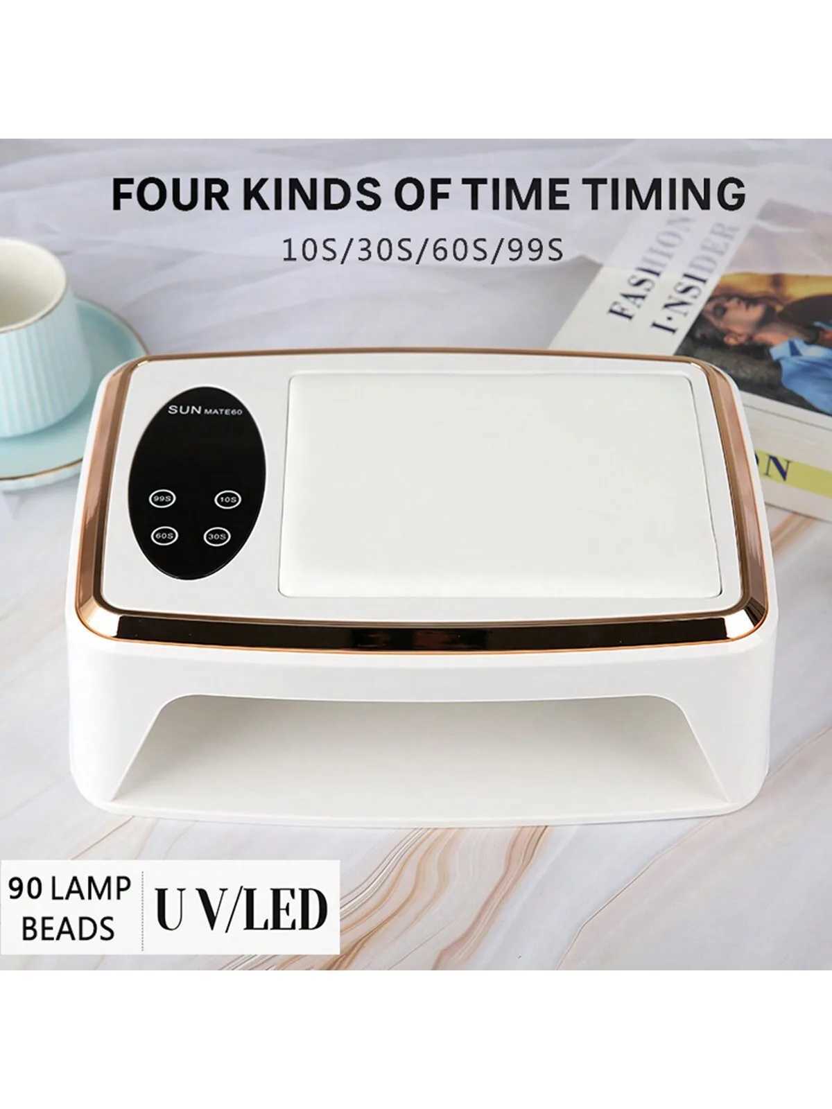 90 LEDS Nail Dryer LED Nail Lamp UV Lamp for Curing All Gel Nail Polish Motion Sensing Manicure Pedicure Salon Tool Big SpaceCL2400806