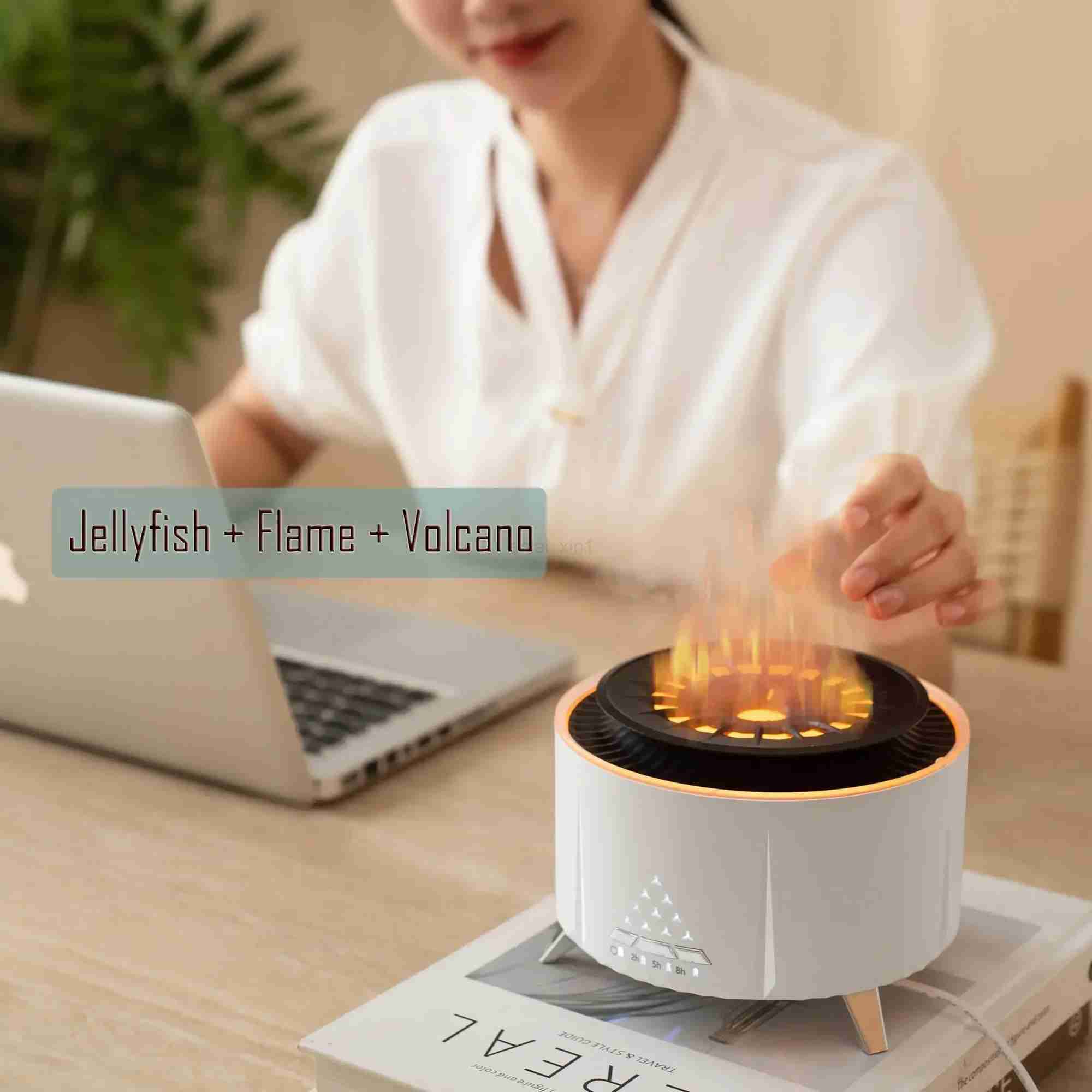 Diffusers for Essential Oils Large Room Cool-Looking Jellyfish Mist 350ml Aromatherapy Diffuser for Home Bedroom Dropshipping Y240806