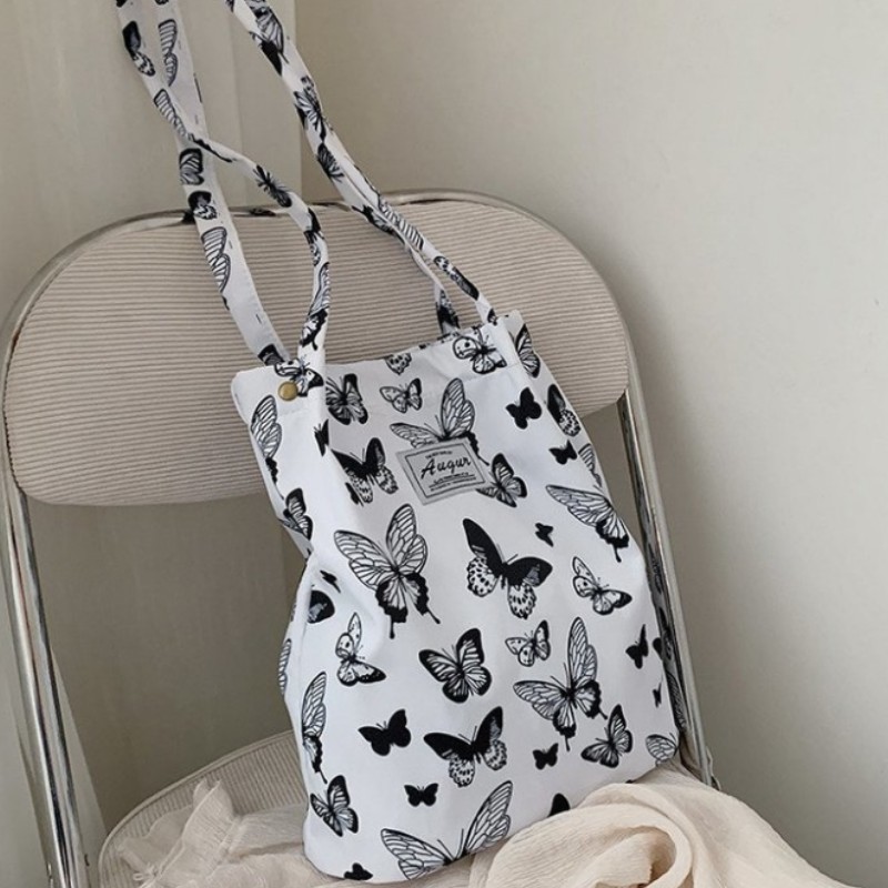 Korean Chic Big Casual Tote Bag Leopard Shoulder Bag Ladies Canvas Bag New Shopping Bag Student Print Handbag Bolsa Mujer
