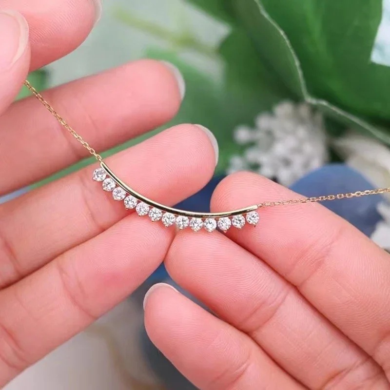 2024 Top Zircon Pendant in Sterg Sier | Gold Filled Necklace for Women