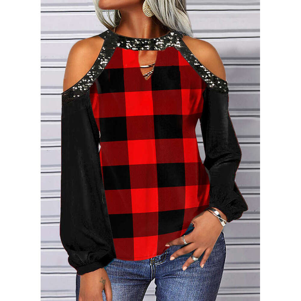 New Merchandise Hip Hop Summer Fashion Casual Slim Streetwear Long-sleeved O Neck Collar Blouse Round Neck Chiffon Solid Turtleneck Stretch Casual Und