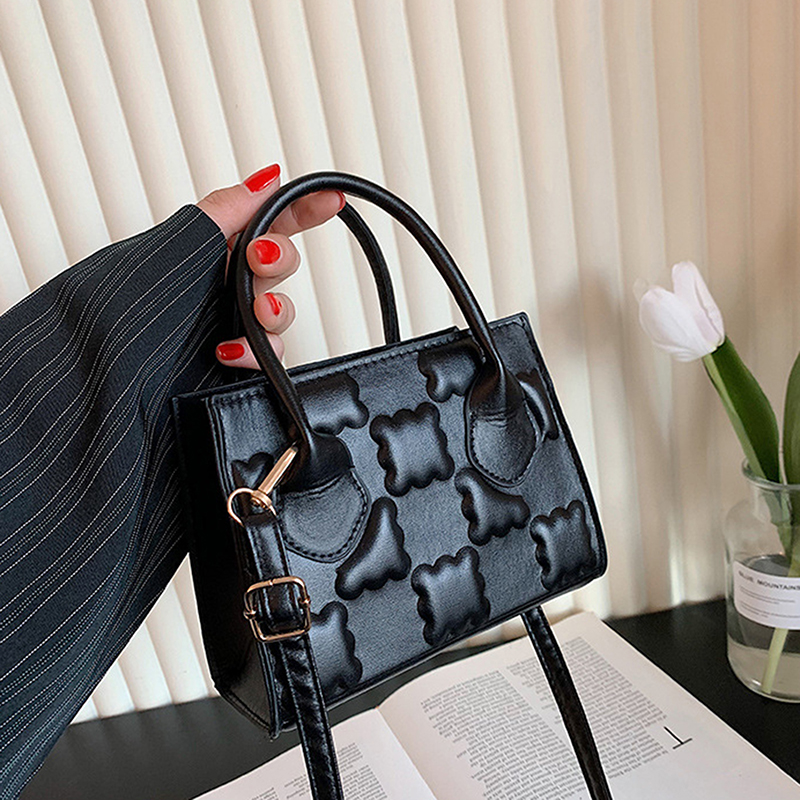 Fashion Biscuit Embossing Crossbody Bags For Women PU Travel Ladies Flat Shoulder Female Handbag Brand Designer Bags