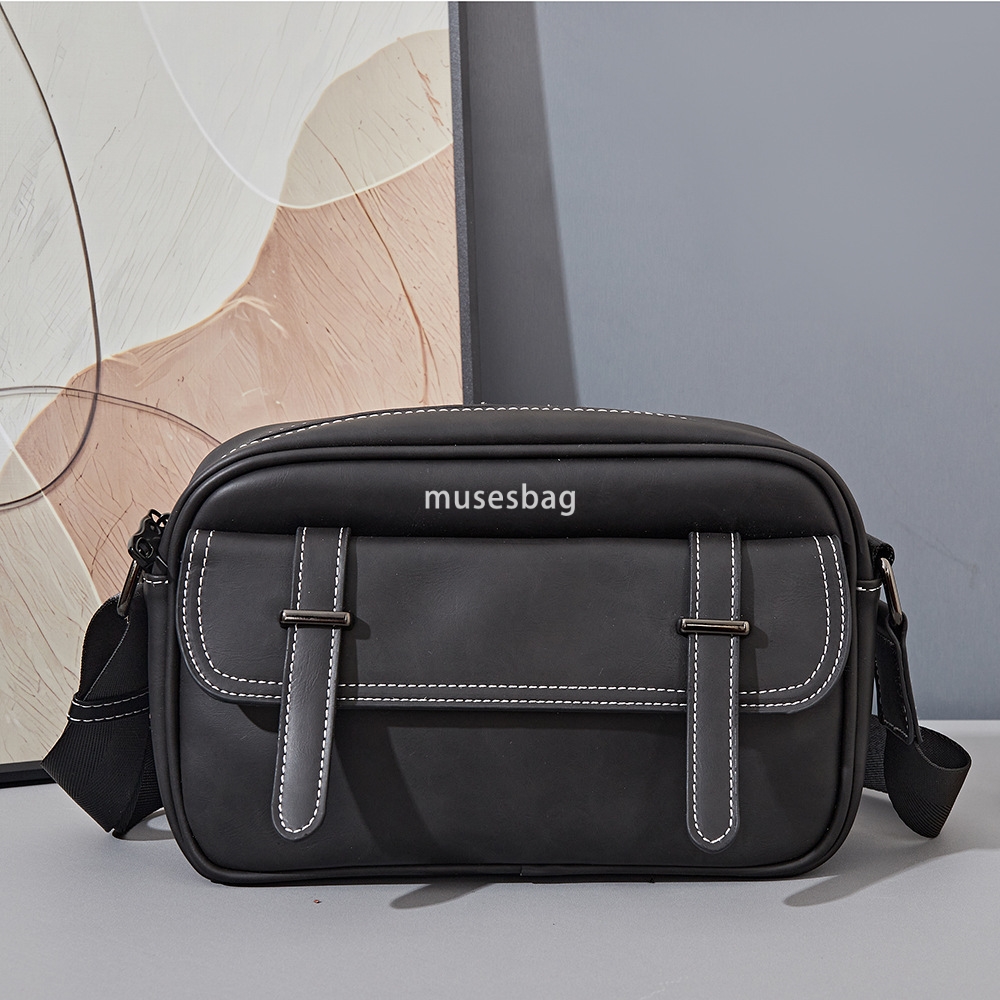 New men's shoulder bag trendy brand retro fashion shoulder bag crossbody bag outdoor mailman bag back backpack