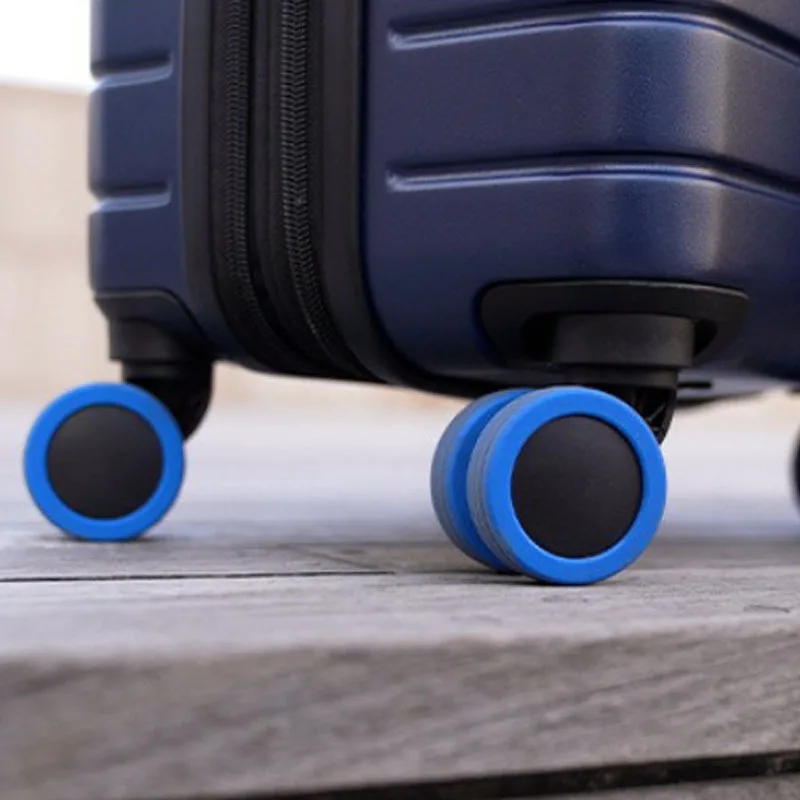PT041,8PCS Lage Covers Anti-wear Silicone Wheels Suitcase Caster Universal Protector Cover Trolley Silent Protection Sleeves
