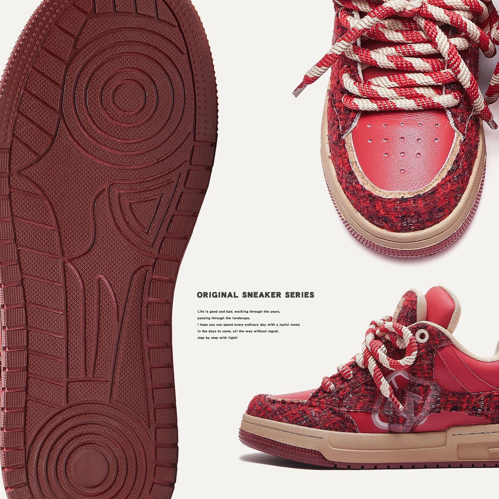 Ddmysports Shoe S New Year Fragrant Red Board For Men And Women Couple Trendy Shoes Outdoor
