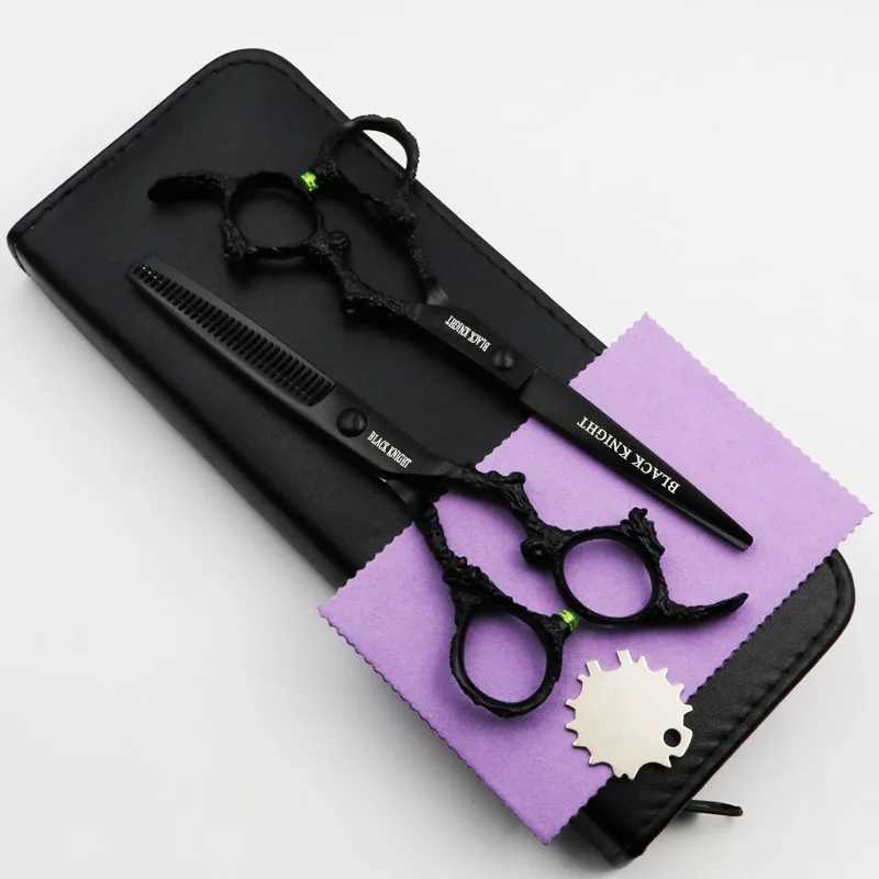 New Arrival hair scissors 6inch professional hairdressing scissors high quality cutting and thinning scissors set barber shears Z241213