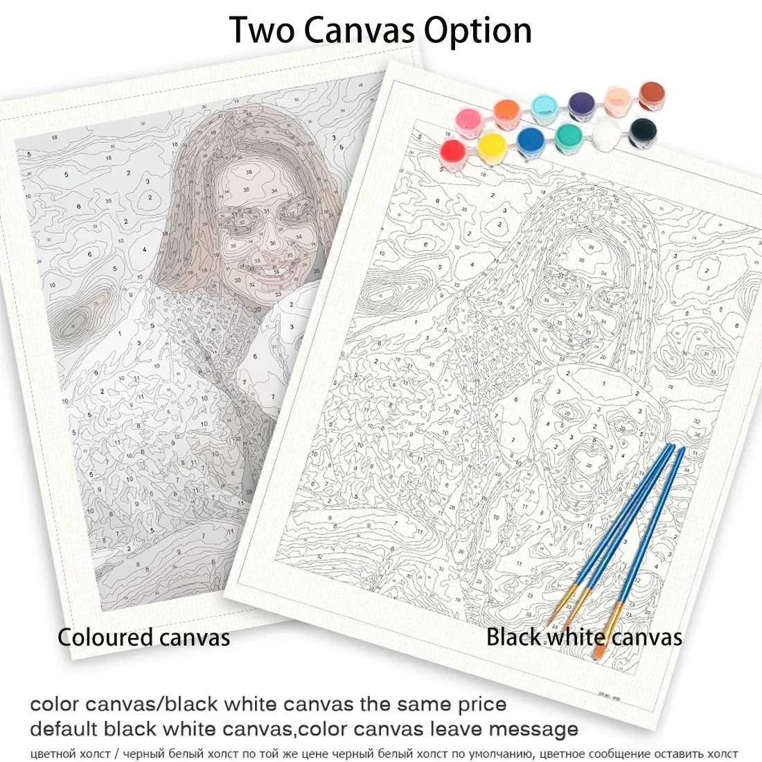 Frame DIY Painting By Numbers Abstract Landscape 60x75cm Modern Paint By Numbers For Home Wall Art Picture GiftXJ240803