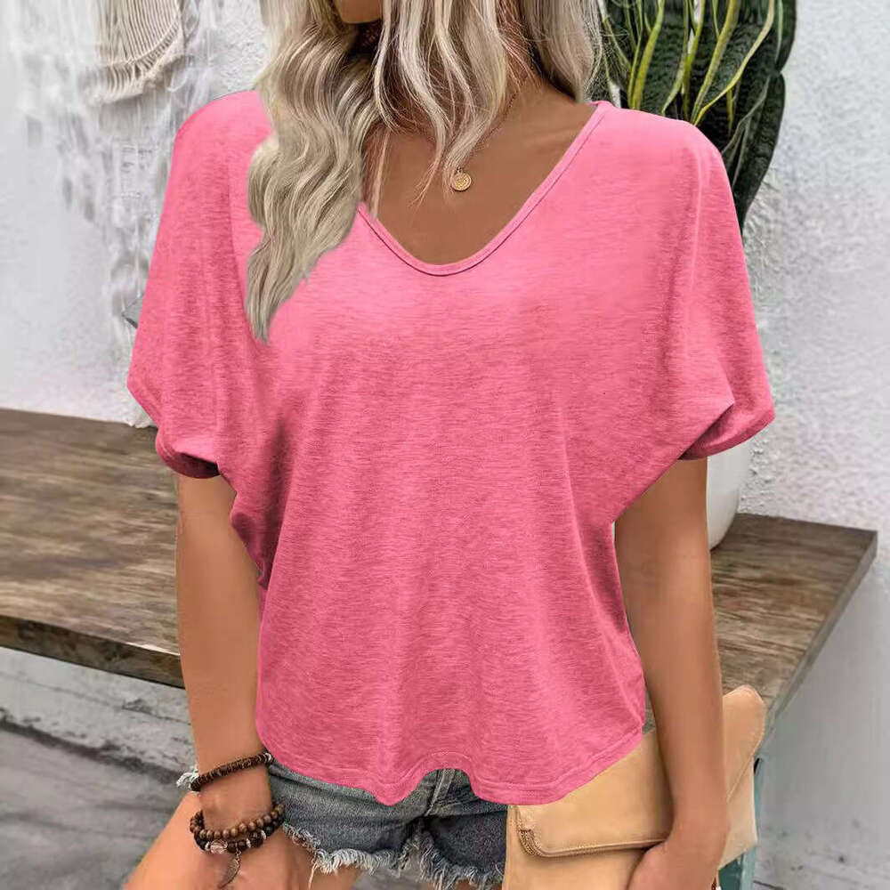 Best Saller Half Sleeve Retro Harajuku Print Vintage Summer Printing Short Sleeve Long-sleeved Skinny Base Backless Graphic T Shirts Stretch Casual Un
