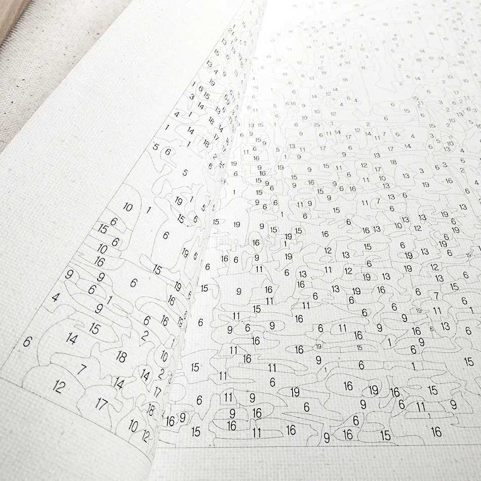 Gatyztory Van Gogh Diy Painting By Numbers For Adults Kits On Canvas Abstract Flower Handmade Acrylic Coloring Paint By Number DXJ240803