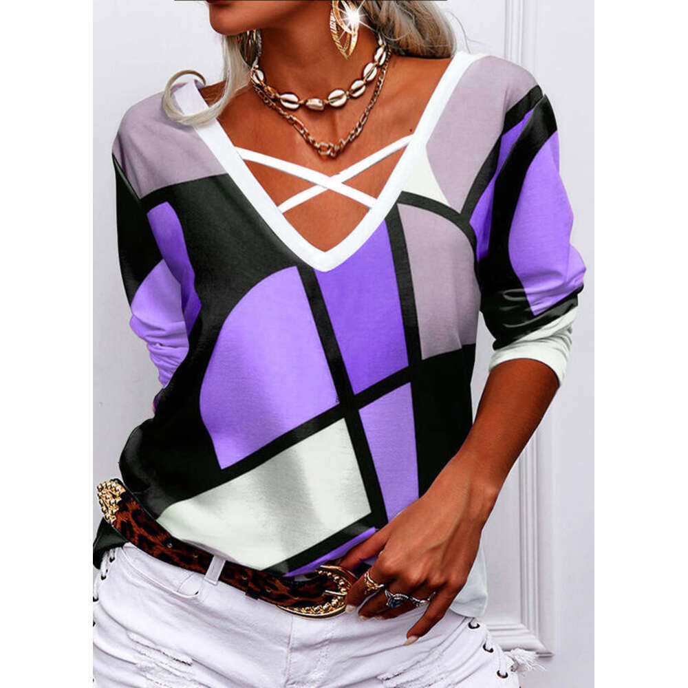 Tshirts New Merchandise Loose Versatile Fashion O-neck Crop Tops Long Sleeve Tee Shirts O Neck Sports Fitness Collar Blouse Backless Stretch Casual Un