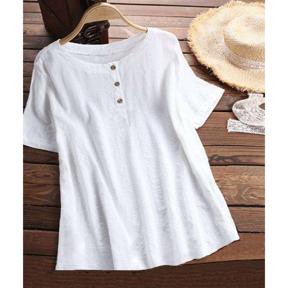 Shirts for Women Designer Best Saller Short-sleeved Female Casual Slim Streetwear Summer Printing Short Sleeve Pure Cotton Stripe Skinny Base Graphic 